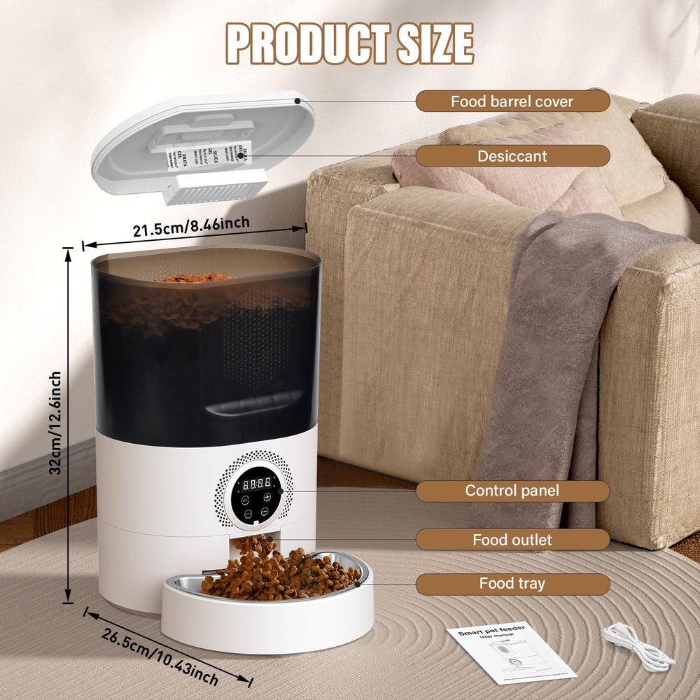 ASONINE Automatic Cat Feeder 5L