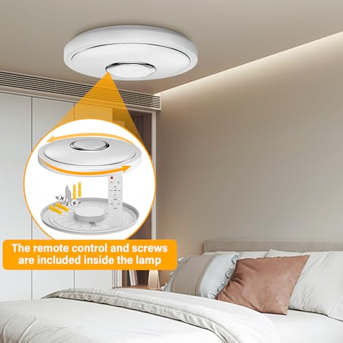 OGVDOE LED Ceiling Light Dimmable