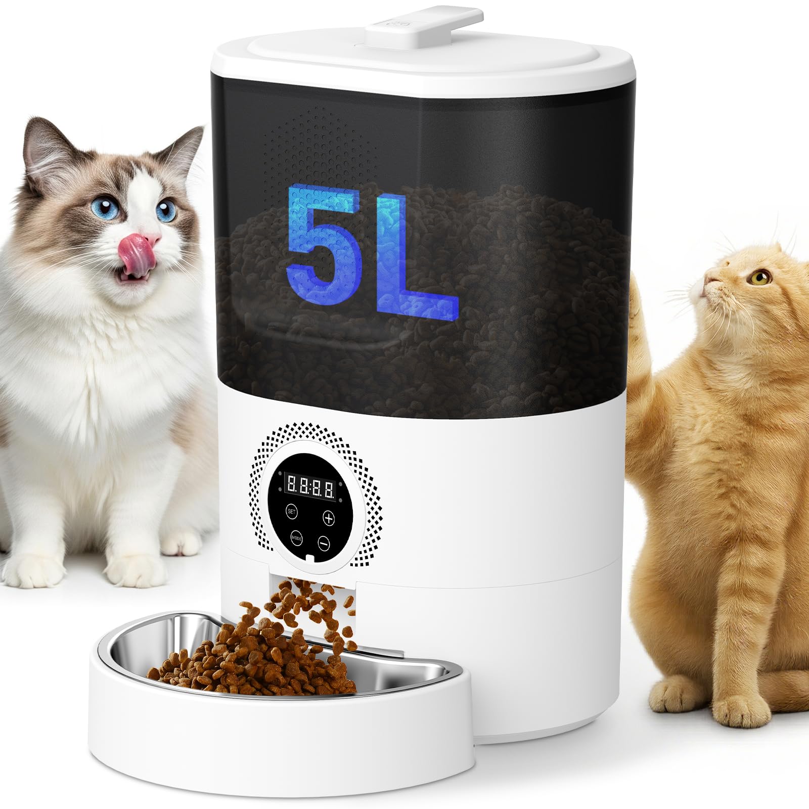 ASONINE Automatic Cat Feeder 5L