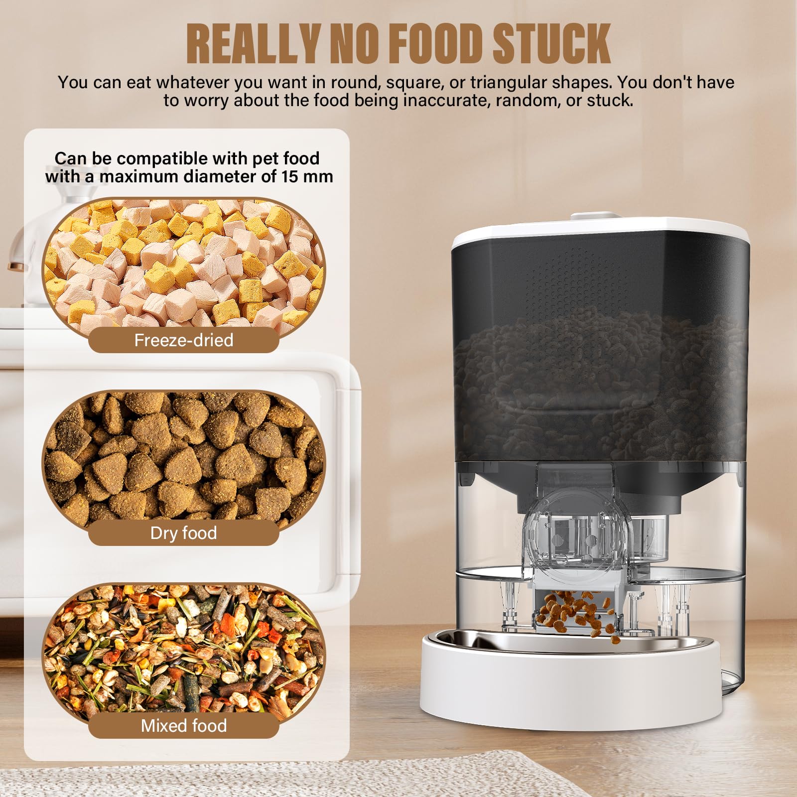 ASONINE Automatic Cat Feeder 5L