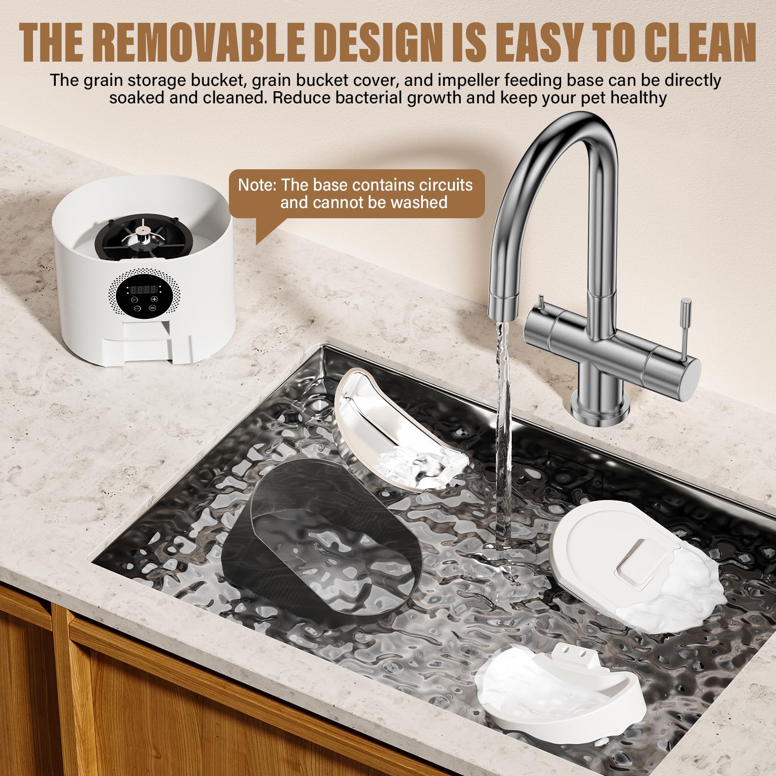 ASONINE Automatic Cat Feeder 5L