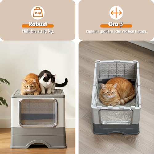 ASONINE Cat Litter Tray