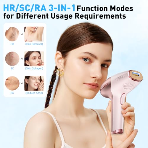 ASONINE Wireless Laser Hair Removal with Cooling & Pain-Free