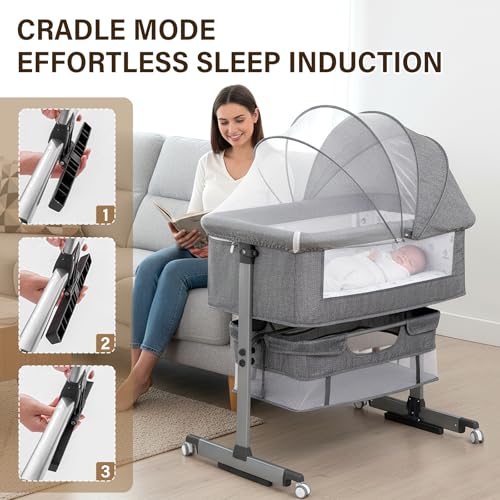 ASONINE 3-in-1 Baby Cot