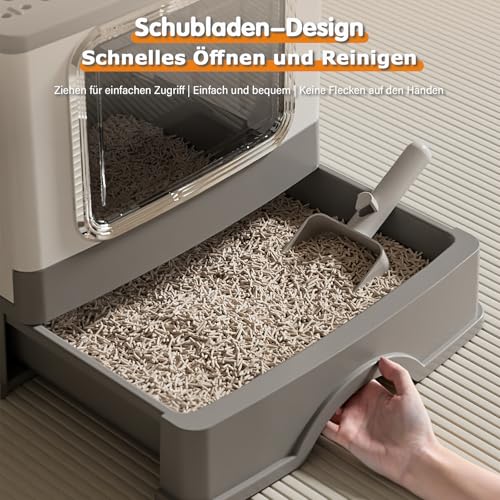 ASONINE Cat Litter Tray