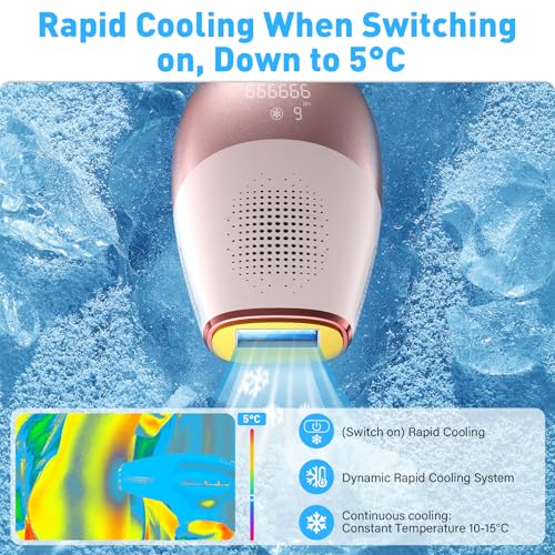 ASONINE Wireless Laser Hair Removal with Cooling & Pain-Free