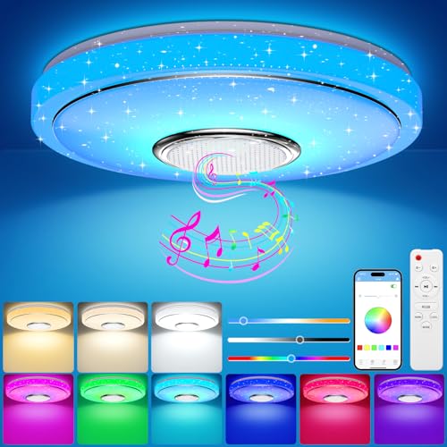 OGVDOE LED Ceiling Light Dimmable