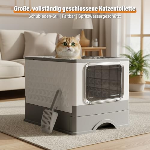 ASONINE Cat Litter Tray