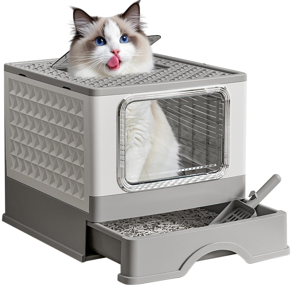 ASONINE Lettiera Gatto Chiusa per Gatti Grandi