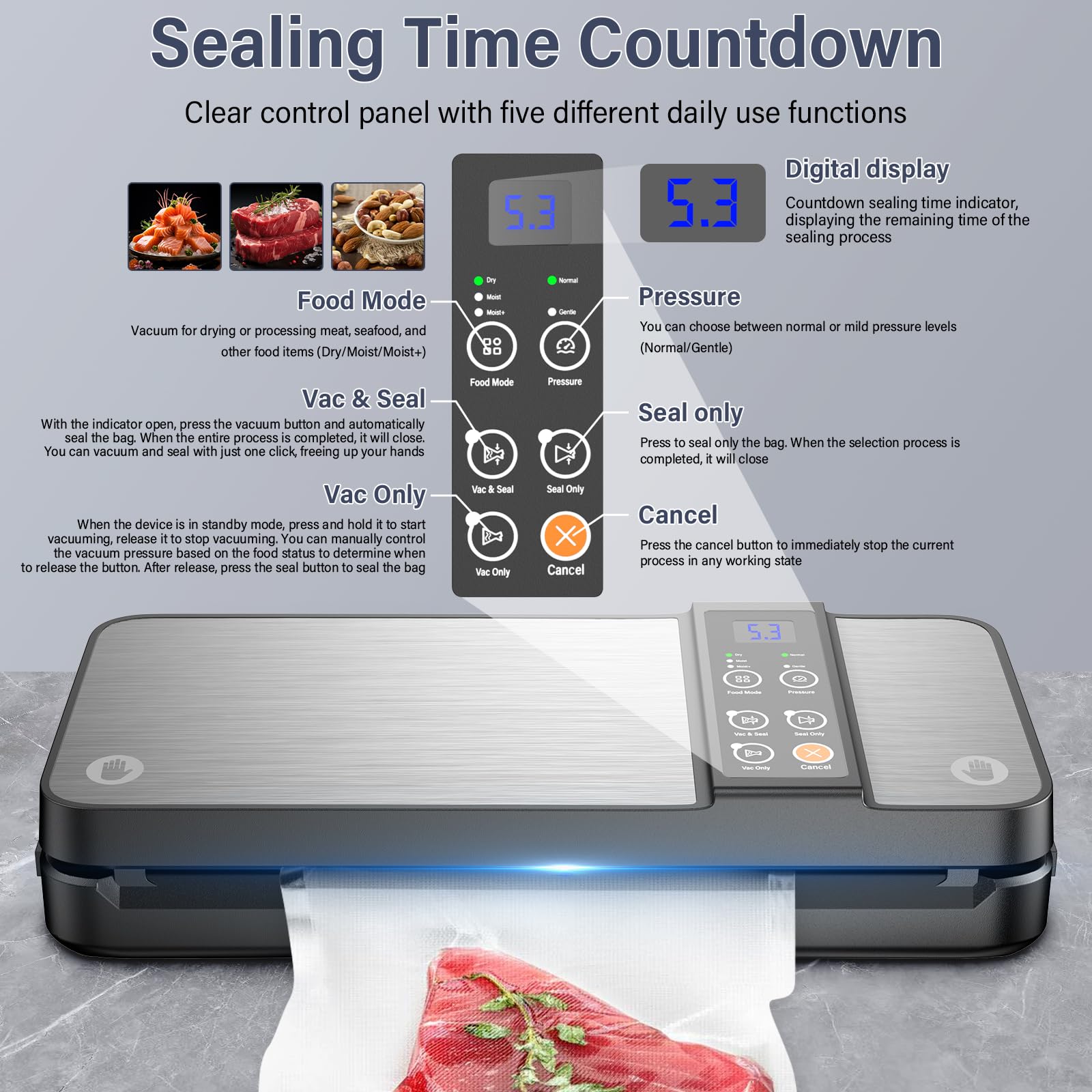 OGVDOE Vacuum Sealer
