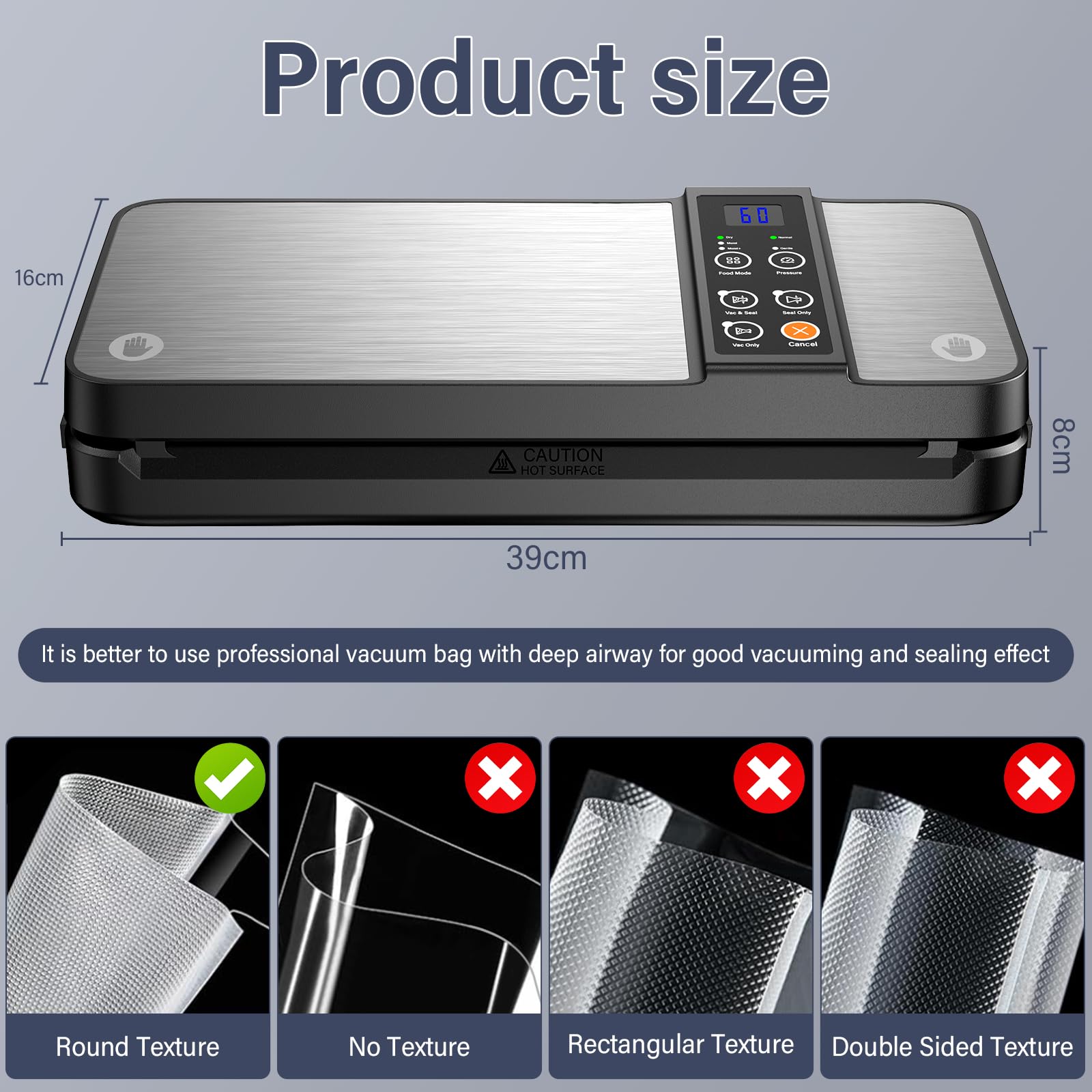 OGVDOE Vacuum Sealer
