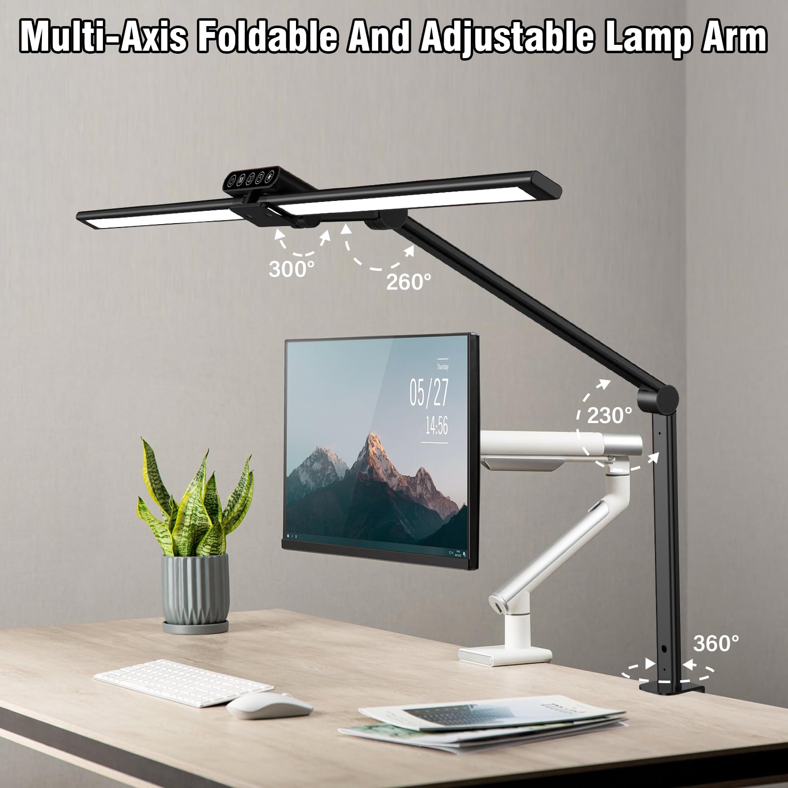 OGVDOE Desk Lamp LED Dimmable