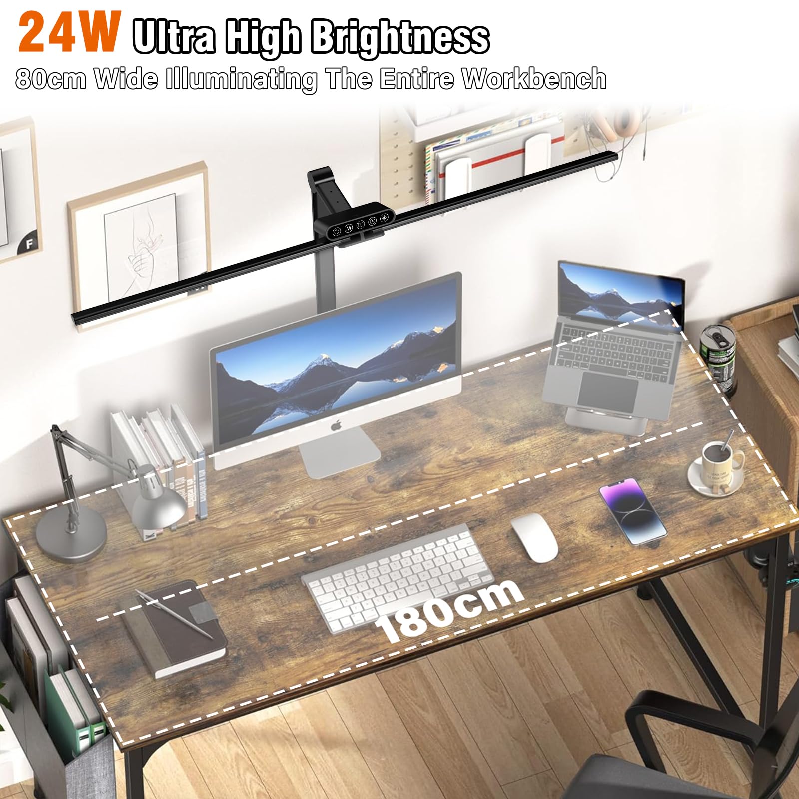 OGVDOE Desk Lamp LED Dimmable